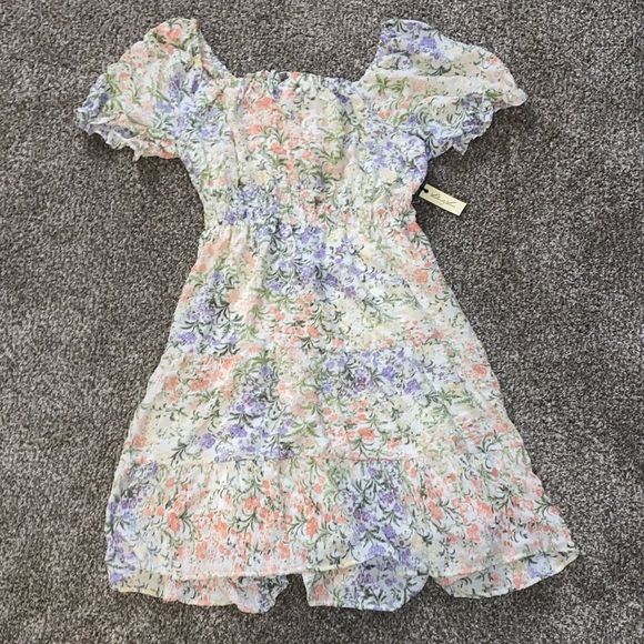 liberty Dresses & Skirts - Liberty Floral Mini Dress in Pastel Hues C